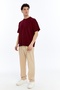 Men's Modal T-Shirt Oversize Comfortable Loose Fit T-Shirt Heavy Fabric Easy to Wrinkle Free Ironing - 5