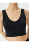 Slim Fit V Neck Sleeveless Sports Bra - 5
