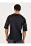 Contrast Panel Ultra Lightweight Mesh Oversized Training T-Shirt - 4
