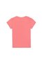 Girls Pink Crew Neck Sequin Flower Printed Cotton T-Shirt 50300968-Vr041 - 2