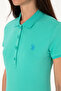 Women's Mint Basic Polo Neck T-Shirt 50300830-Vr090 - 7