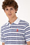 Men's Regular Fit Polo Collar Light Navy Blue T-Shirt Kzy Gi̇yi̇m - 2