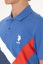 Men's Regular Fit Polo Neck Indigo T-Shirt 50300126-Vr028 - 7