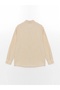 Xside Beige Regular Fit Long Sleeve Poplin Men's Shirt - 7