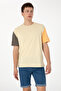 Men's Comfort Fit Crew Neck Light Khaki T-Shirt 50306921-Vr183 - 3