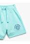 Printed Waist Lace-Up Comfortable Fit Cotton Shorts - 3