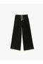 Basic Wide-Leg Pants with Tie-Up Waist