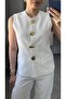 Women's Vest with Accessory Detail - 5