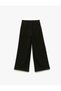 Basic Wide-Leg Pants with Tie-Up Waist - 2