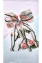 Women's Ribbon Figure White Tulle Latch Buckle - 3