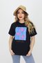 Stoned and Printed Compact Combed Cotton Bicycle, Crew Neck T-Shirt - 2