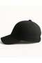 Black Unisex Sports Hat Summer Cotton Sweatband & Air Holes Embroidered - 3