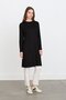 Basic Combed Cotton Tunic Black - 2