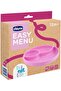 Chicco Easy Menu Silicone Plate With Suction Cup 12M+, Pink - 9