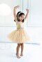 Glittery Strap Snap Girls Bodysuit and Fluffy Tutu Skirt Set