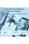 مروحة رموش صغيرة محمولة مع حامل، مروحة شخصية صغيرة محمولة قابلة لإعادة الشحن عبر USB للمكياج/الرموش - 3