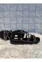 Castle 35250 Black Stone Band Detail Cross Style Orthopedic Sandal Shoes with Elastic Back - 5