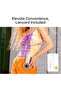 Handheld Mini Fan, 5000mAh Portable USB Rechargeable, Digital Display, 5 Speeds - Grey - 5