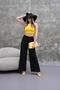 Aerobin Fabric Loose Cut Casual Trousers