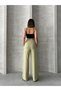 Waist Tie Detailed Linen Trousers Misspnt2669 - 6
