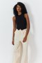 Black buttoned front blouse - 2