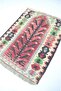 Uşak Hand Woven Tree of Life Patterned Red and Green Color Wool Rug 71X93 cm (0.66 m²) - 3