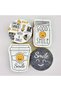 Set 4 bureti de vase cu tematica Funny Model 2 - 2