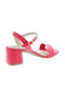 Ladies Mid Heel Sandals Red | Made In Brazil - 3
