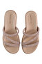 Ladies Flat Sandals Beige | Made In Brazil - 5