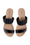 Ladies Wedge Sandals Black | Made In Brazil - 5