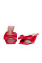 Vizzano Ladies Low Heel Sandals Red | Made In Brazil - 4