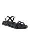 Ladies Sandals With Back Strap Black | Made In Brazil