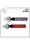Set – Themed Meaningful Gift X2, Purple-Pomegranate Flower, Crescent and Star and Turkey Motif Personal Keychain