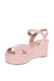 Ladies Wedge Sandals Pink | Made In Brazil - 2
