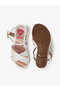 Girls Sandals With Back Strap White | Made In Brazil - 5