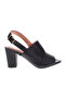 Vizzano Ladies Mid Heel Sandals Black | Made In Brazil - 2