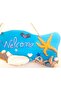 Welcome Written Sea Themed Door Ornament – Handmade Decor on Mdf - 4