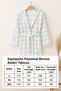 Hooded Unisex Striped Peshtemal Bathrobe - 8