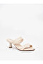 Ladies Low Heel Sandals Beige | Made In Brazil - 2