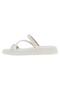 Ladies Flat Sandals Off White | Made In Brazil - 3