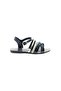 Infant Girls Sandals With Back Strap Black | Made In Brazil
