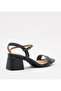 Vizzano Ladies Mid Heel Sandals Black | Made In Brazil - 3