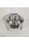 5.8L Golden Wedding Chafing Dish Counter Top Buffet Set Stainless Steel Round Hydraulic Food Warmer - 4