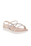Ladies Low Heel/Wedge Comfort Sandals Cream | Made In Brazil