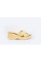 Ladies Wedge Sandals Cream | Made In Brazil