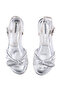 Pre Teen Girls Sandals With Back Strap Silver | Made In Brazil - 5