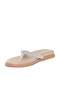 Ladies Flat Sandals Beige | Made In Brazil - 2