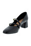 Ladies Mid Heel Sandals Black | Made In Brazil - 2