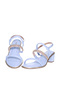 Ladies Mid Heel Sandals Jeans | Made In Brazil - 4