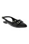 Ladies Sandals With Back Strap Black | Made In Brazil